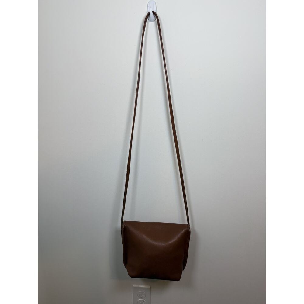 Vintage Coach Quincy British Tan Leather Crossbody Women's Shoulder Bag Purse - Picture 2 of 9